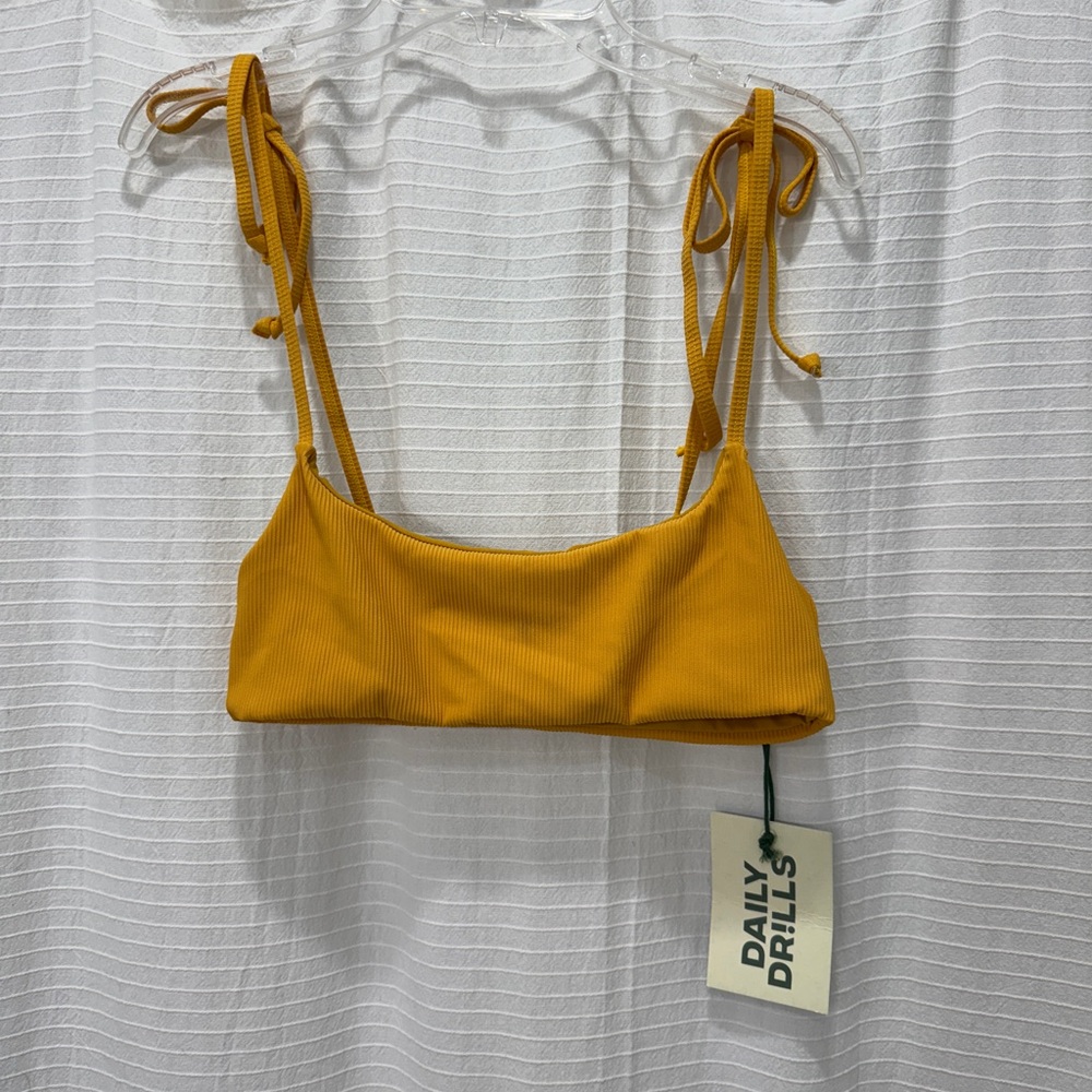 Daily Drills Bikini Top - Yellow - S